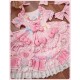 Mademoiselle Pearl Sanrio Hello Kitty Candy Themed Apron Blouse Salopette JSKs and OPs(Reservation/Full Payment Without Shipping)